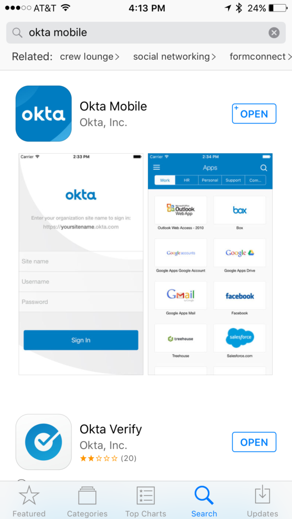 Okta Installing Mobile App TeamHealth Help